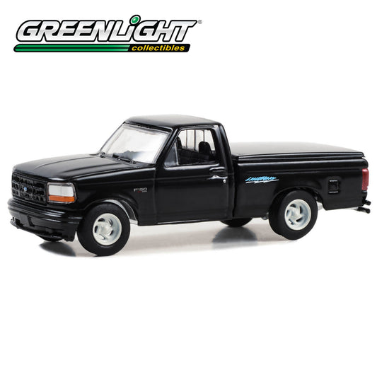 GREENLIGHT 1994 Ford F-150 SVT Lightning with Tonneau Bed Cover - Black 1:64 - 30469