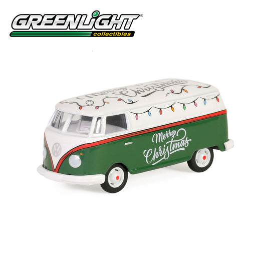 GREENLIGHT Volkswagen Type 2 Panel Van - Christmas 2024 1:64 - 30484