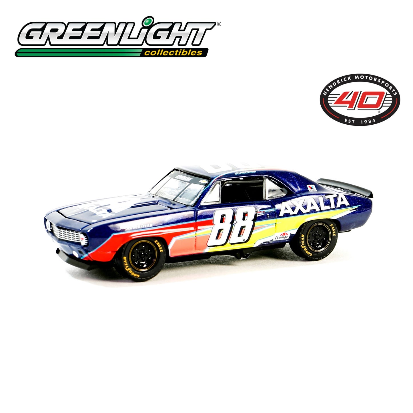 GREENLIGHT 1969 Chevrolet Camaro - Alex Bowman / Hendrick Motorsports First Win Tribute - June 30, 2019 - Chicagoland Speedway 1:64 - 30497