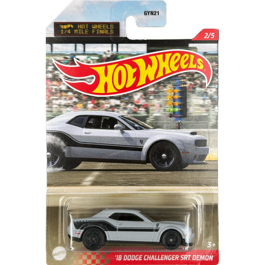 HOT WHEELS '18 Dodge Challenger SRT Demon 1/4 Mile Finals Series 2/5 1:64 - GRP29