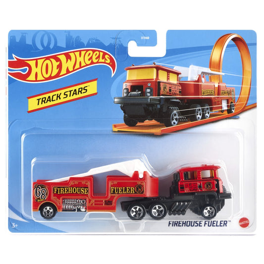 HOT WHEELS Track Fleet - Firehouse Fueler Truck 1:64  - GRV13