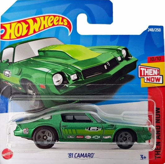 2022 HOT WHEELS '81 Chevrolet Camaro 248/250 Then and Now 10/10 1:64 - HCV81