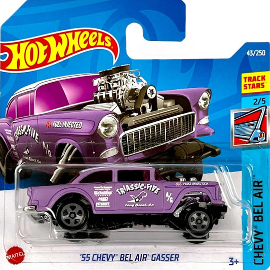 2022 HOT WHEELS '55 Chevy Bel Air Gasser 43/250 Chevy Bel Air 2/5 1:64 - HCW89