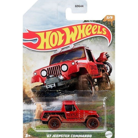 2022 HOT WHEELS '67 Jeepster Commando Mud Runners Series 2/5 - HDH08