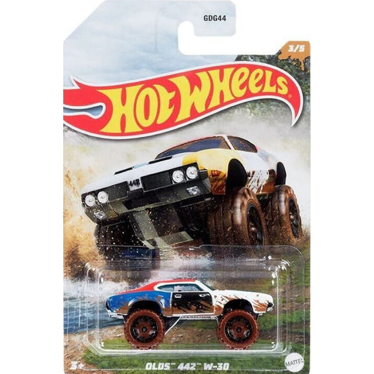 2022 HOT WHEELS Olds 442 W-30 Mud Runners Series 3/5 - HDH09