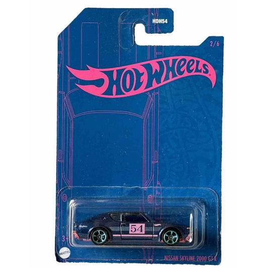 2022 HOT WHEELS 54th Anniversary Blue and Pink Series Nissan Skyline 2000 GT-R 1:64 2/6 - HDH62