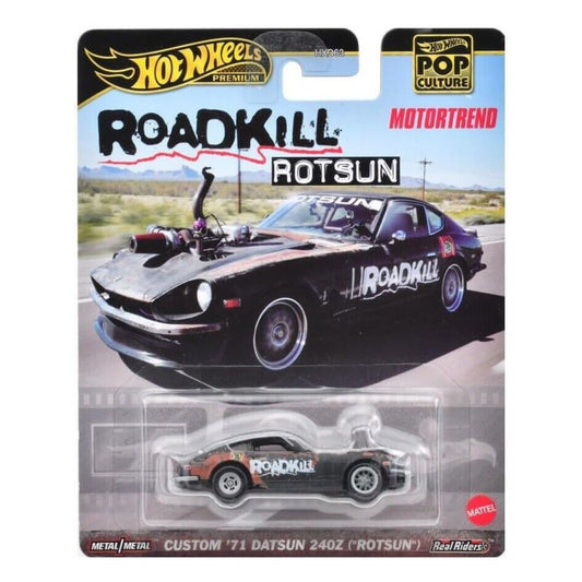 2024 Hot Wheels Premium Pop Culture Custom '71 Datsun 240Z Rotsun 1:64 - HKC37