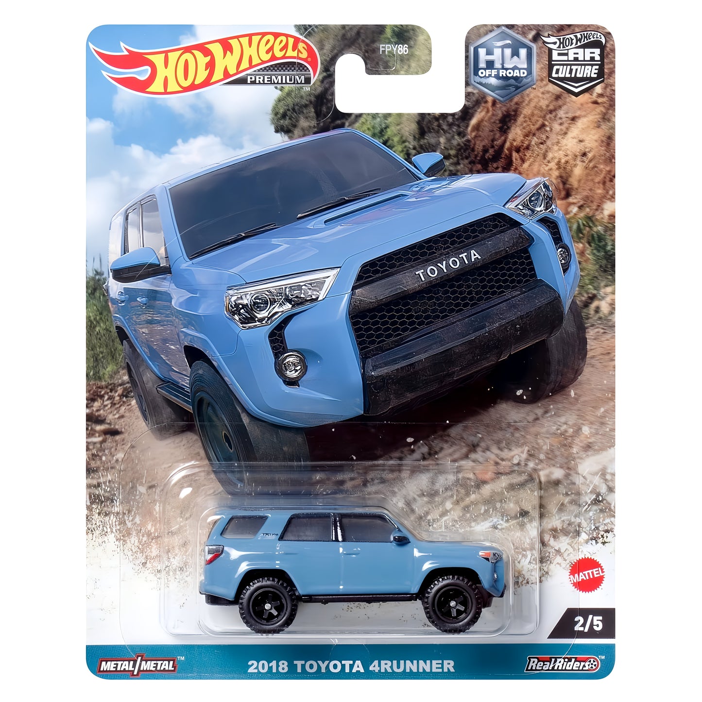 HOT WHEELS Premium Car Culture 2018 Toyota 4Runner - HW Off Road 2/5 1:64 - HKC73