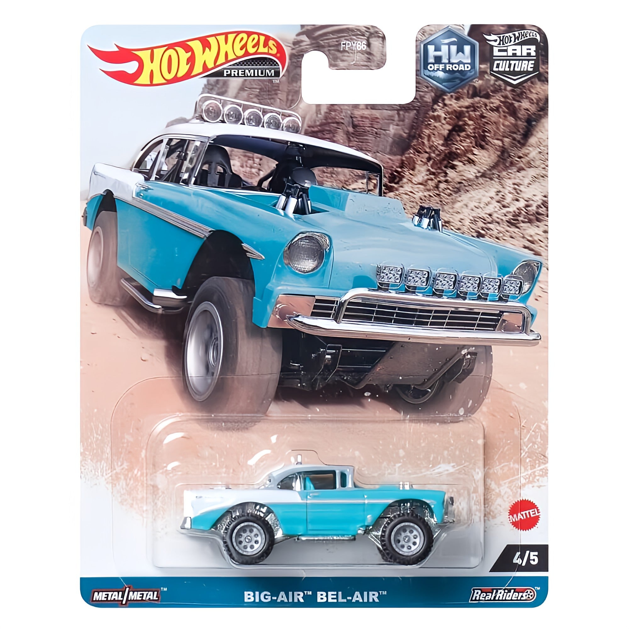 HOT WHEELS Premium Car Culture Chevy Big-Air Bel-Air - HW Off Road 4/5 1:64  - HKC74