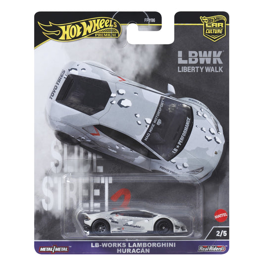 HOT WHEELS Premium Car Culture LB-WORKS Lamborghini Huracán - Slide Street 2 2/5 1:64 - HKC84