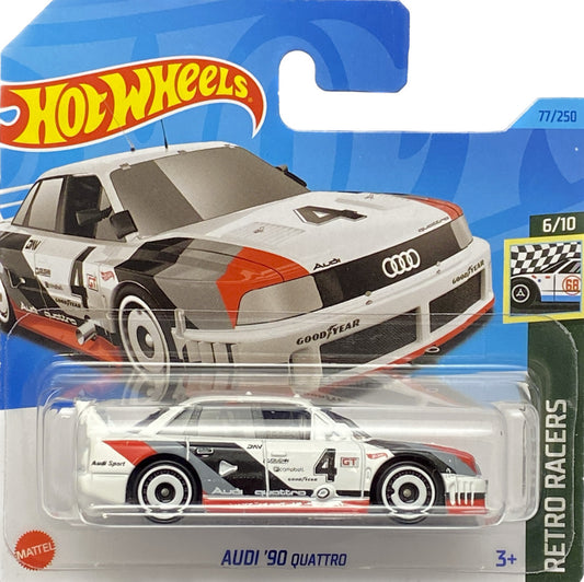 2023 HOT WHEELS Audi '90 Quattro 77/250 Retro Racers 6/10 1:64 - HKG35