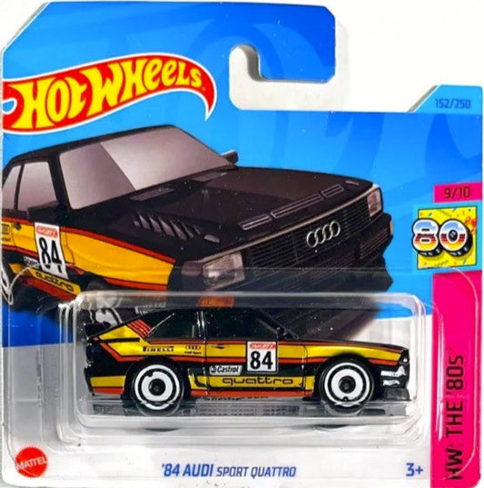 2023 HOT WHEELS Audi '84 Sport Quattro 152/250 HW The 80's 9/10 1:64 - HKG88