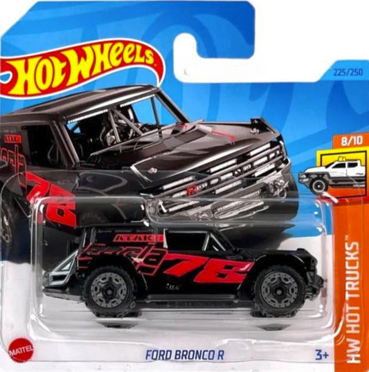 2023 HOT WHEELS Ford Bronco R 225/250 HW Hot Trucks 8/10 1:64 - HKJ04