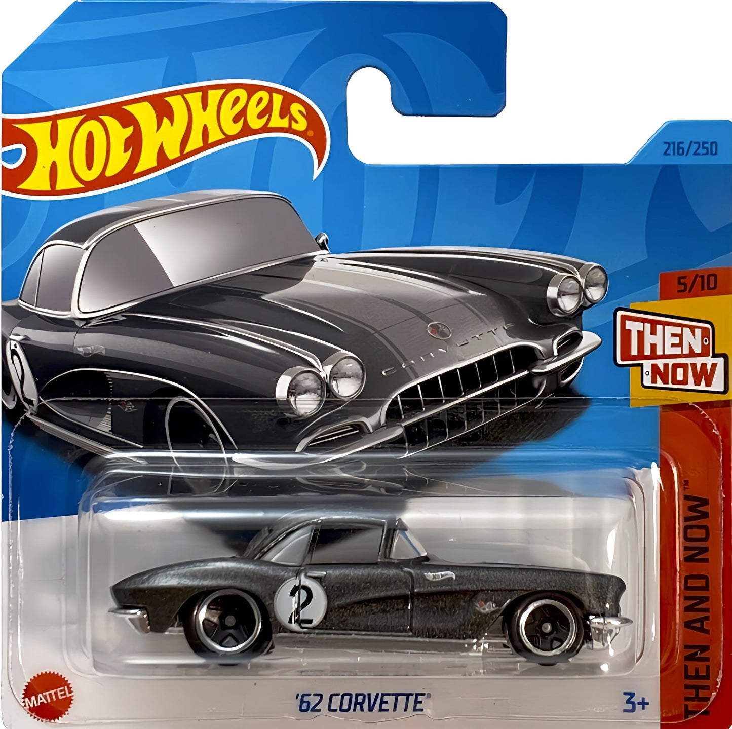 2023 HOT WHEELS '62 Chevrolet Corvette 216/250 Then and Now 5/10 1:64 - HKJ42