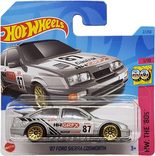 2023 HOT WHEELS '87 Ford Sierra Cosworth 2/250 HW The 80's 1/10 1:64 - HKJ59