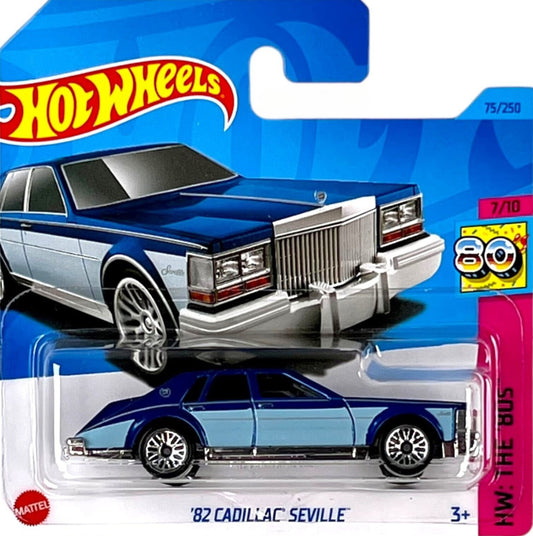 2023 HOT WHEELS '82 Cadillac Seville Blue 75/250 HW The 80's 7/10 1:64 - HKJ64