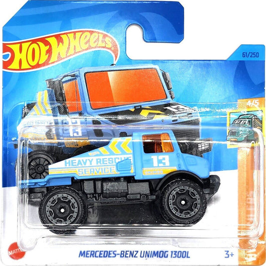 2023 Hot Wheels - Mercedes Benz Unimog 1300L - 61/250 - HW Haulers - 4/5 1:64 HKJ99