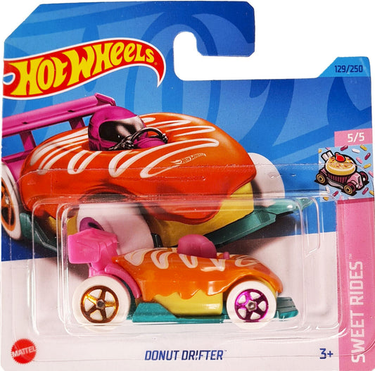 2023 HOT WHEELS Donut Drifter TREASURE HUNT 129/250 Sweet Rides 5/5 1:64 - HKK97