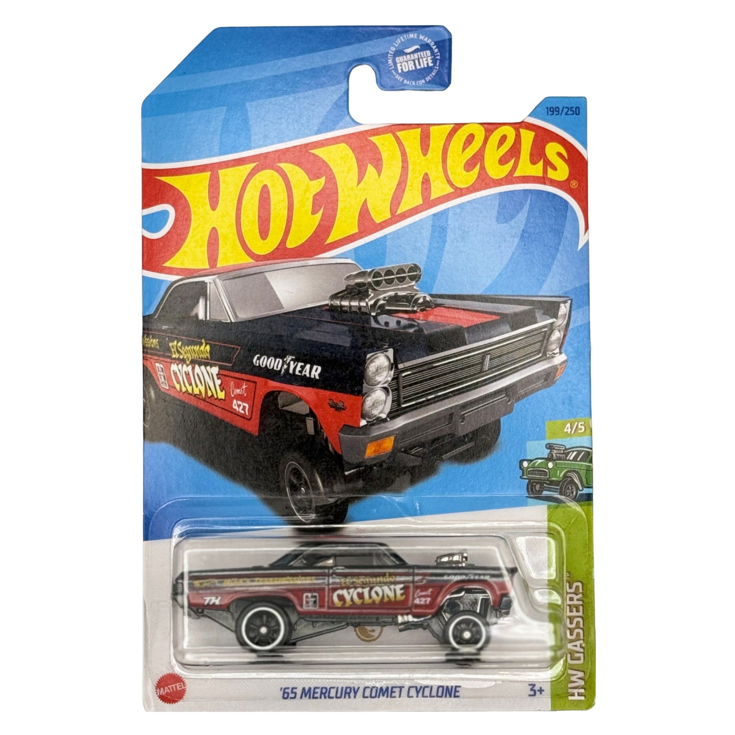 2023 HOT WHEELS '65 Mercury Comet Cyclone 199/250 HW Gassers 4/5 SUPER TREASURE HUNT 1:64 - HKL14