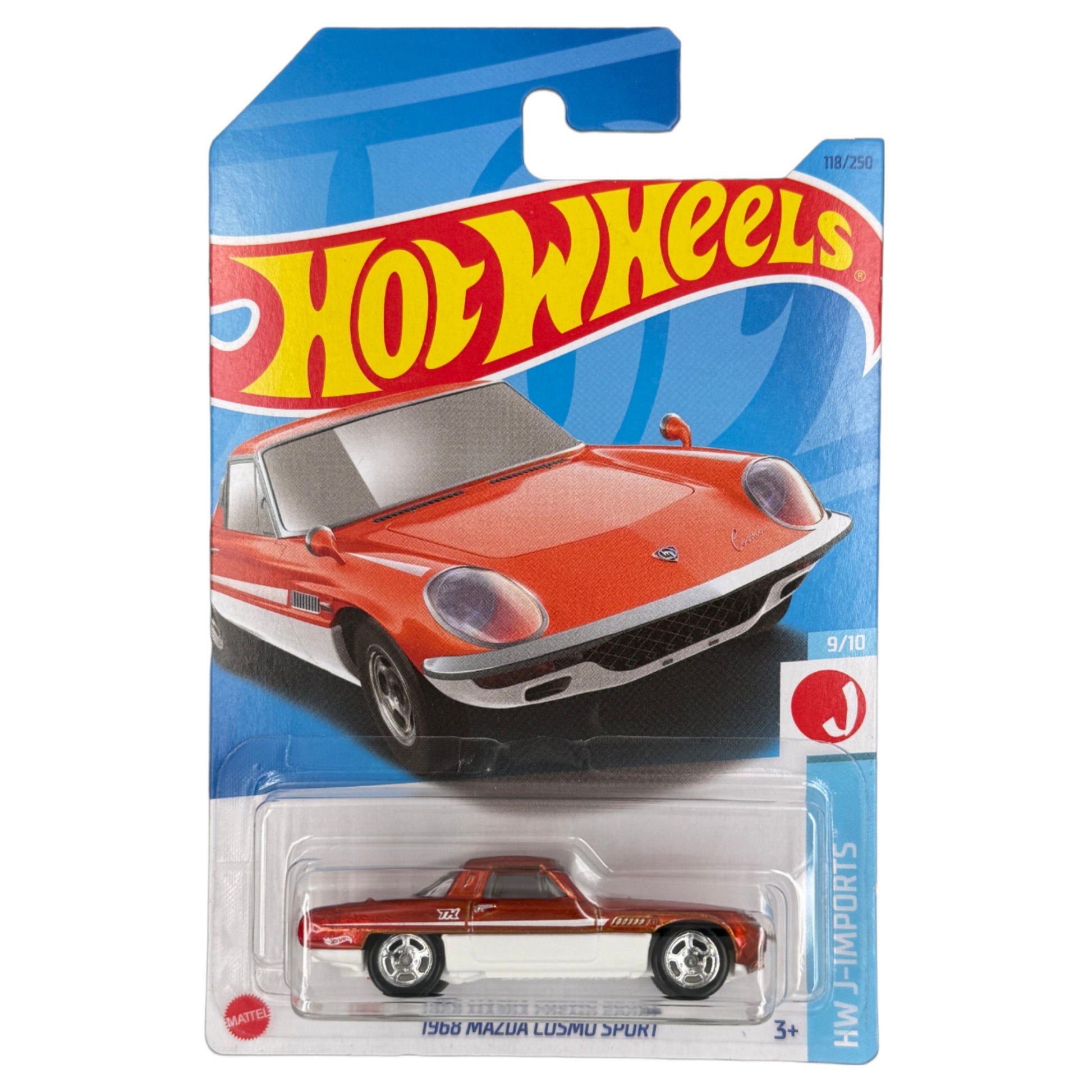 2023 HOT WHEELS 1968 Mazda Cosmo Sport 118/250 HW J-Imports 9/10 SUPER TREASURE HUNT 1:64 - HKL20