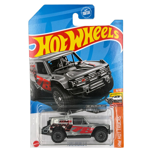 2023 HOT WHEELS Ford Bronco R ZAMAC No. 012 1:64 - HKL34