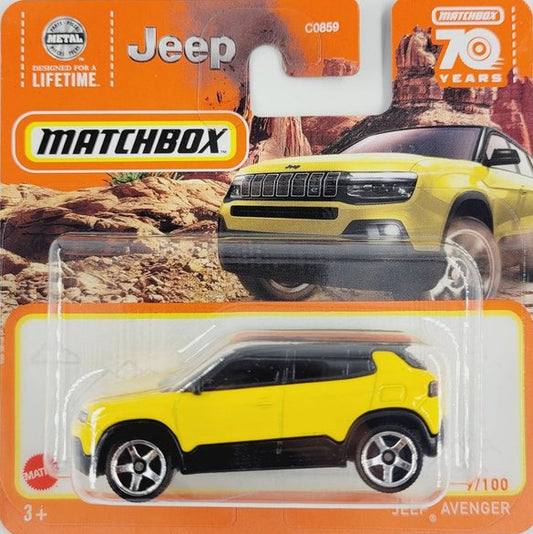 MATCHBOX Jeep Avenger 9/100 MBX Off-Road 1:64 - HLC50