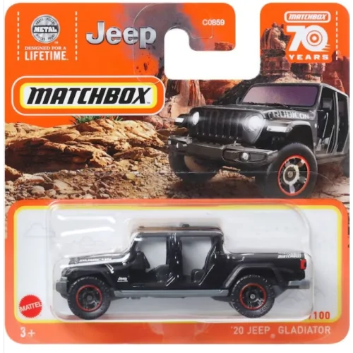 MATCHBOX '20 Jeep Gladiator Black 41/100 MBX Off-Road 1:64 - HLD26