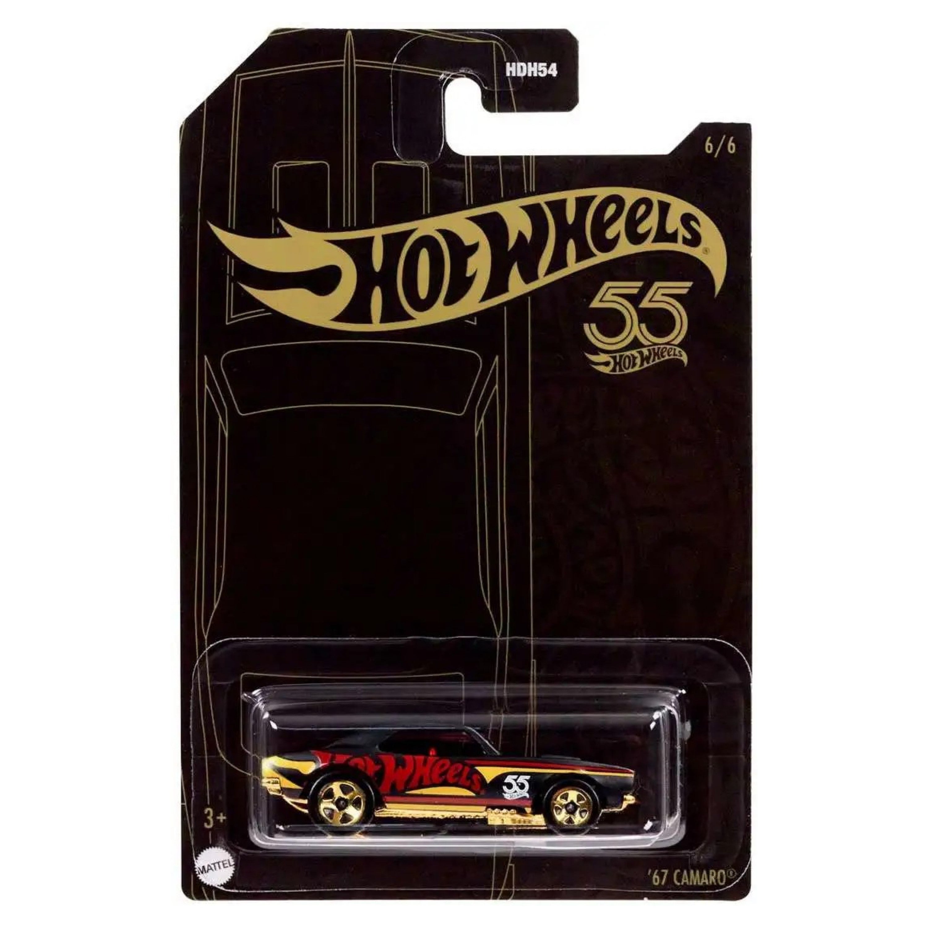 2023 HOT WHEELS 55th Anniversary Black and Gold Series Custom 67 Cama CX Models