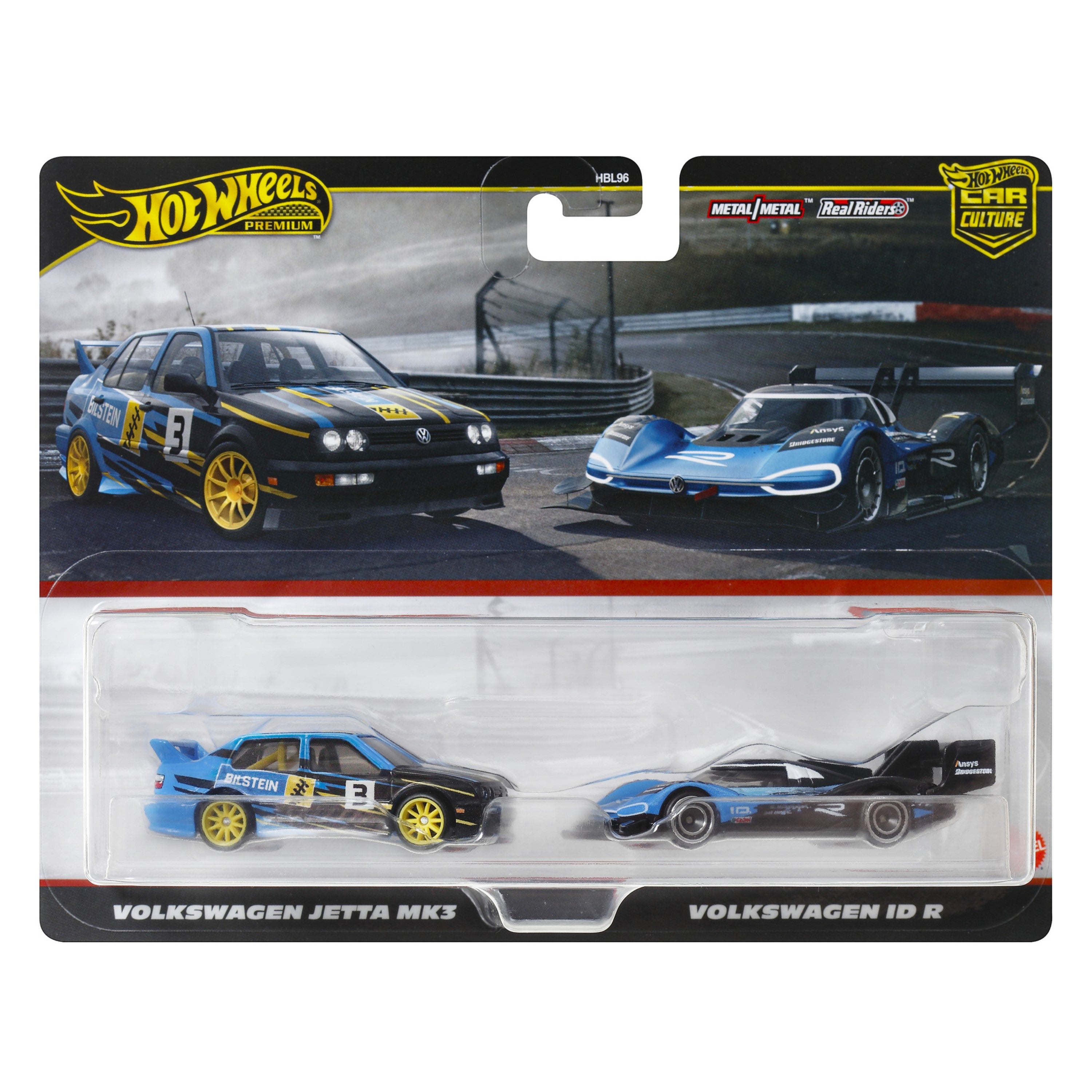 HOT WHEELS Premium Car Culture 2 Pack Volkswagen Jetta MK3 Volkswa CX Models