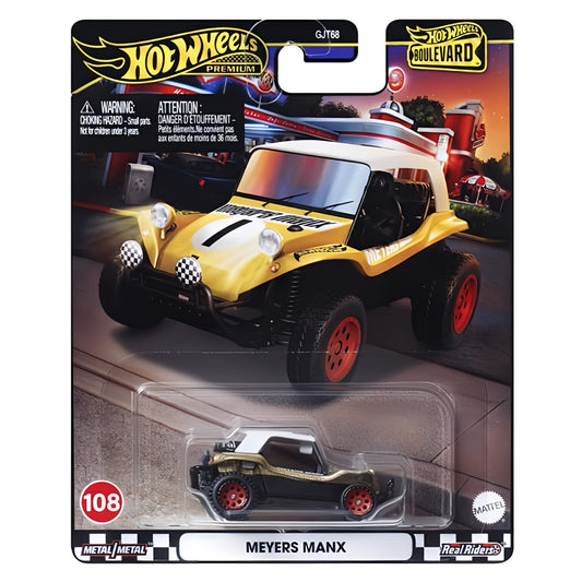 HOT WHEELS Premium Meyers Manx - Boulevard Die-Cast #108 1:64 - HRT57