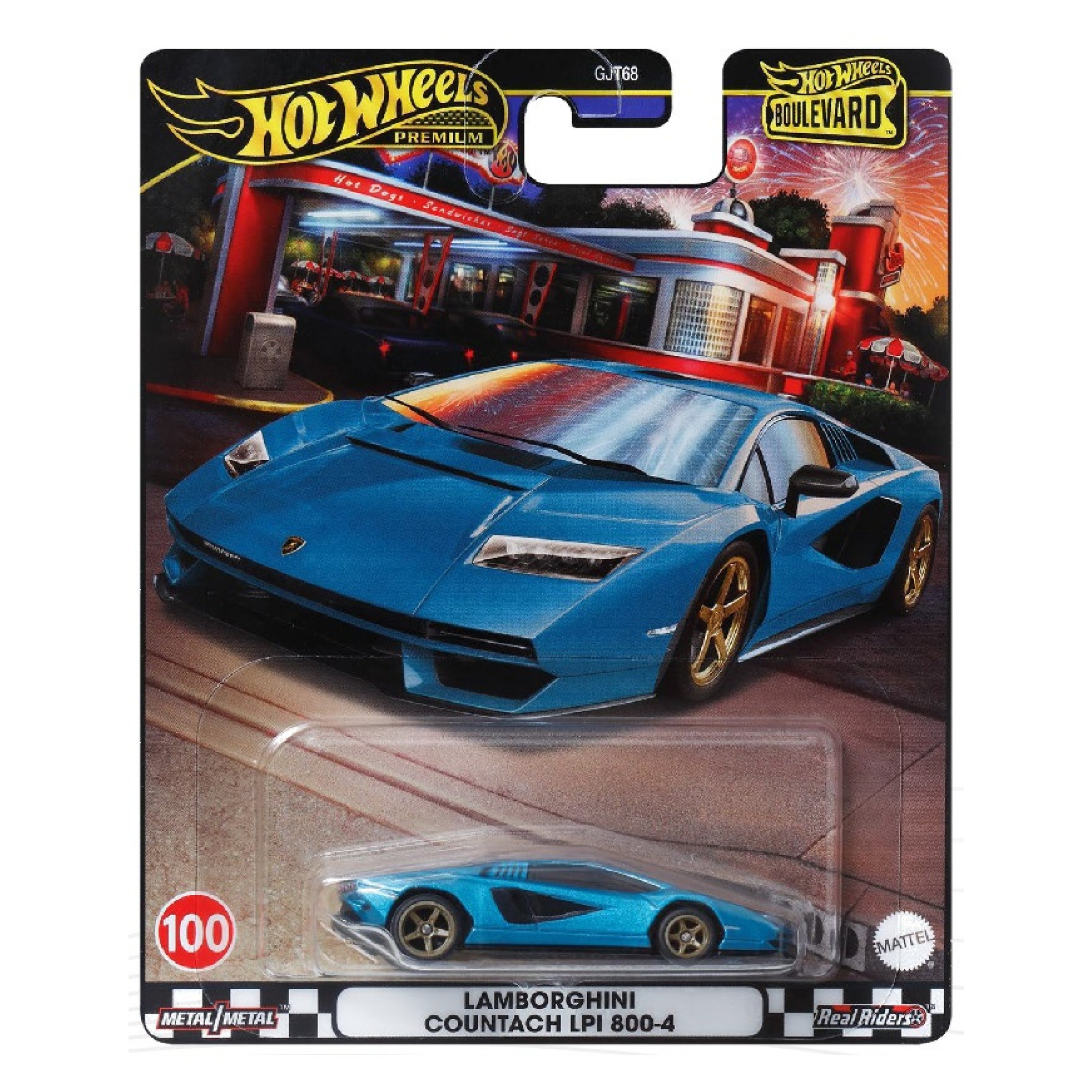 Hot Wheels Premium 1:43 sold Lamborghini Countach LPI 800-4 lot of 2