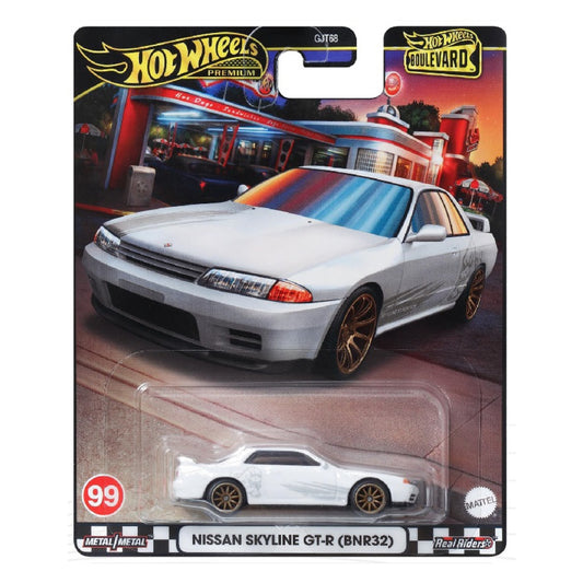 HOT WHEELS Premium Nissan Skyline GT-R (BNR32) - Boulevard Die-Cast #99 1:64 - HRT74