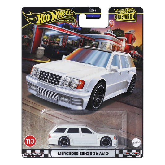 HOT WHEELS Premium Mercedes Benz E 36 AMG - Boulevard Die-Cast #113 1:64 - HRT78