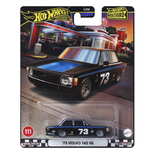 HOT WHEELS Premium '73 Volvo 142 GL - Boulevard Die-Cast #111 1:64 - HRT79