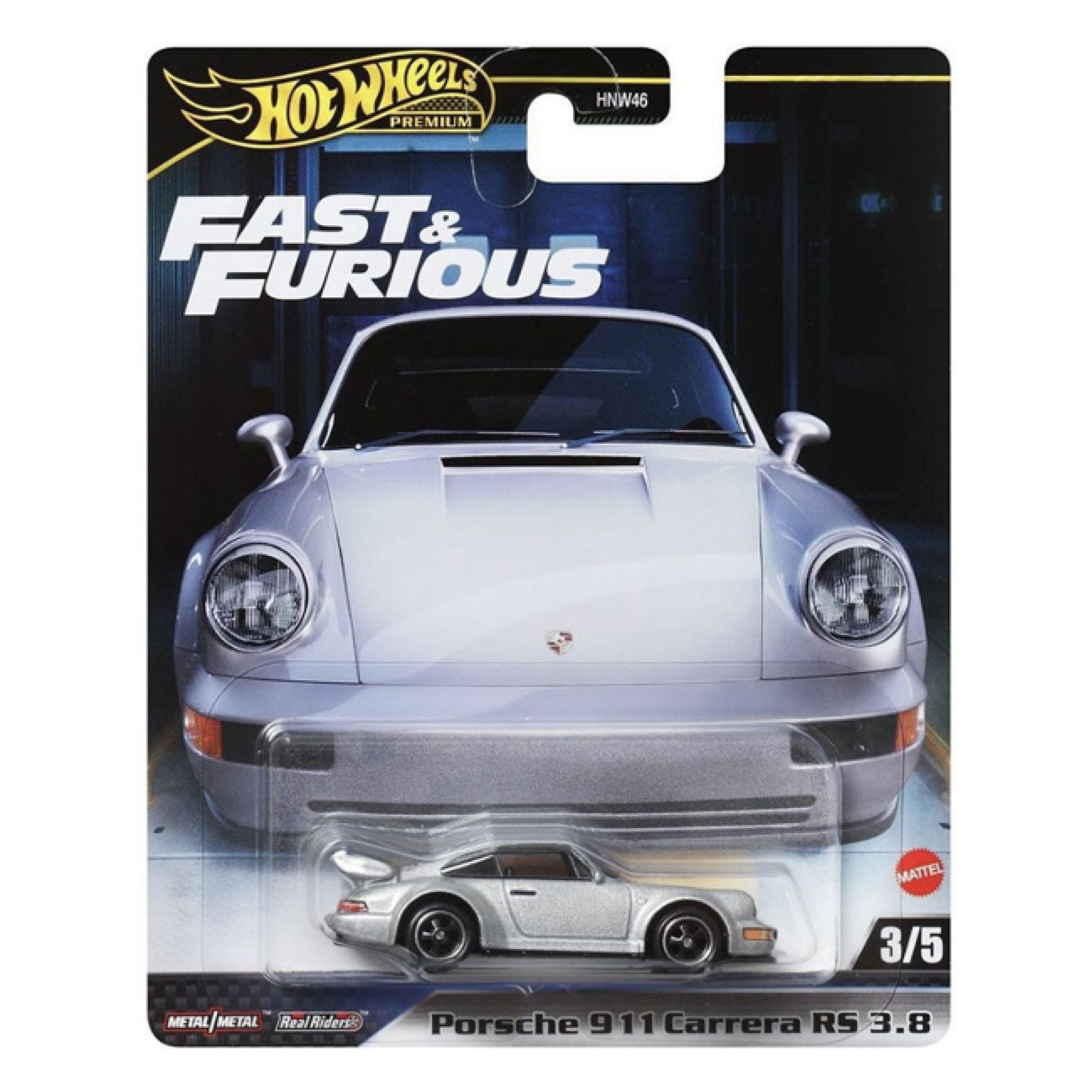 HOT WHEELS Premium Fast Furious Porsche 911 Carrera RS 3.8 3 5 1 CX Models