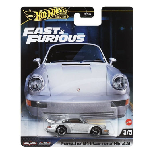 HOT WHEELS Premium Fast & Furious - Porsche 911 Carrera RS 3.8 - 3/5 1:64 - HRT97