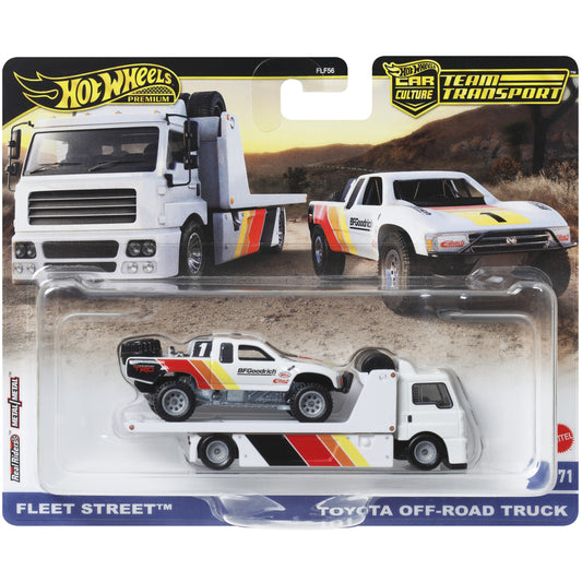 HOT WHEELS Premium Team Transport - Fleet Street/Toyota Off-Road Truck #71 1:64 - HRV39