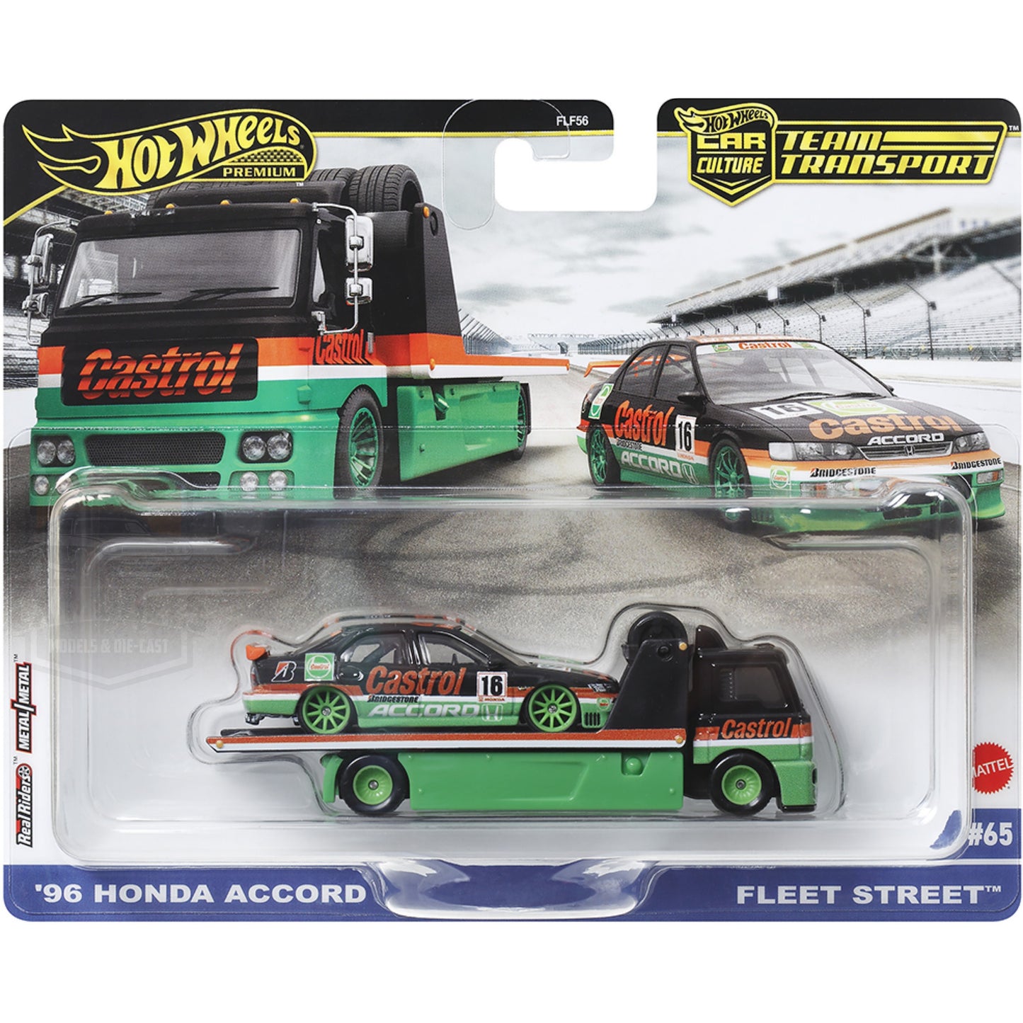 HOT WHEELS Premium Team Transport - 96 Honda Accord/Fleet Street #65 1:64 - HRV46