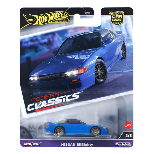 HOT WHEELS Premium Car Culture Nissan SilEighty - Modern Classics 3/5 1:64 - HRV75