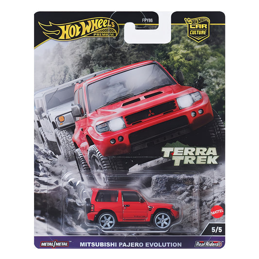 HOT WHEELS Premium Car Culture Mitsubishi Pajero Evolution - Terra Trek 5/5 1:64 - HRV89