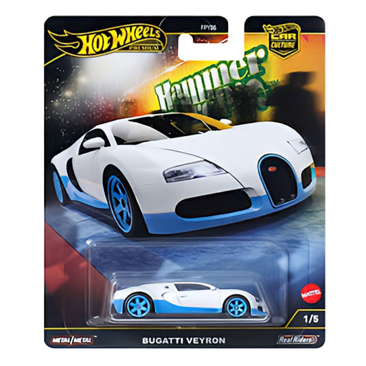 HOT WHEELS Premium Car Culture Bugatti Veyron - Hammer Drop 1/5 1:64 - HRW06