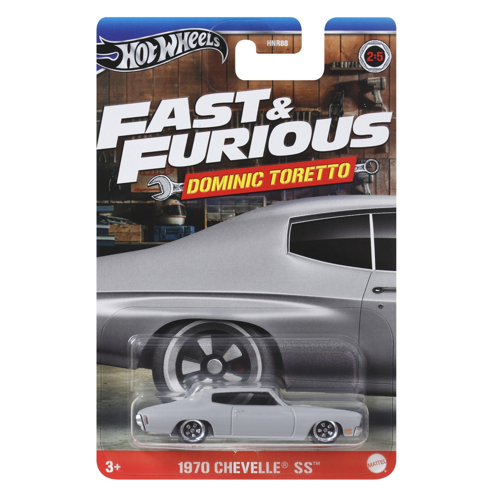 HOT WHEELS 1970 Chevelle SS Fast Furious Dominic Toretto 2 5 1 64 HRW47