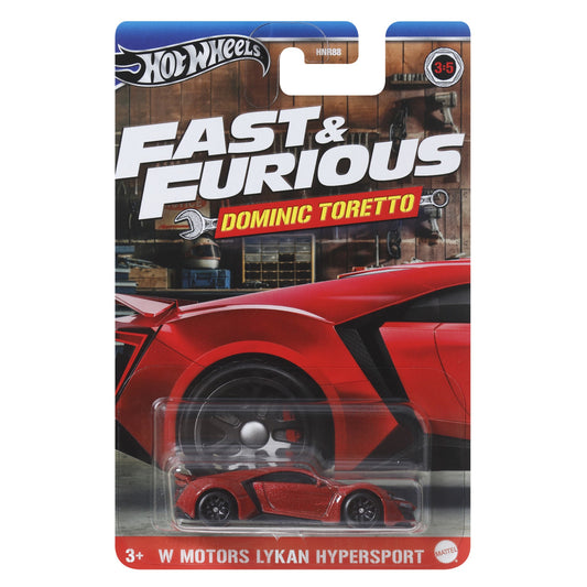 HOT WHEELS W Motors Lykan HyperSport - Fast &amp; Furious: Dominic Toretto 3/5 1:64 - HRW48