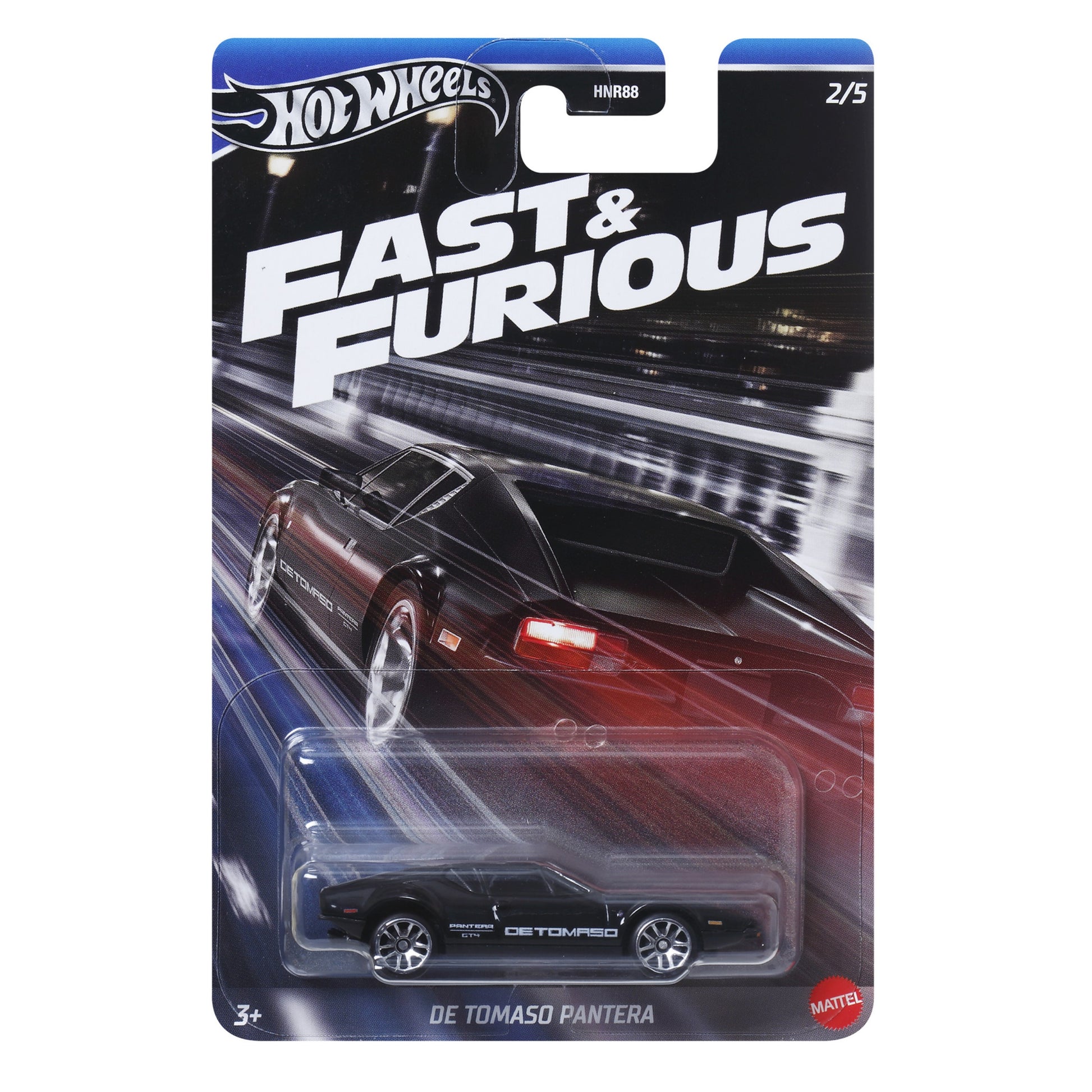 HOT WHEELS De Tomaso Pantera - Fast & Furious: Racing Series 2/5 1:64 - HRW52