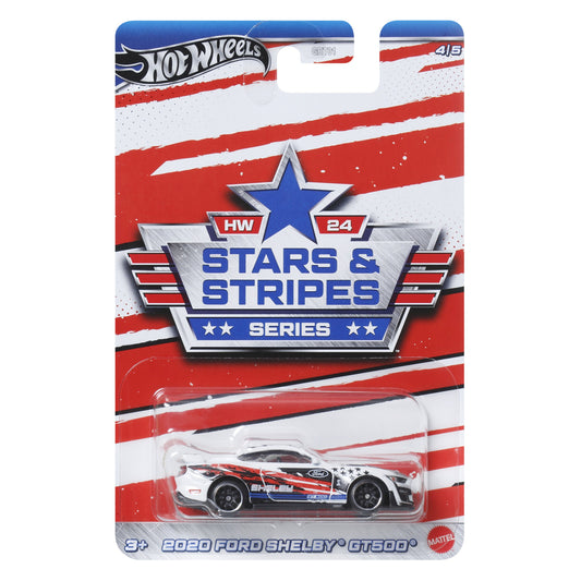 HOT WHEELS 2020 Ford Shelby GT500 - Stars & Stripes Series 4/5 1:64 - HRW65