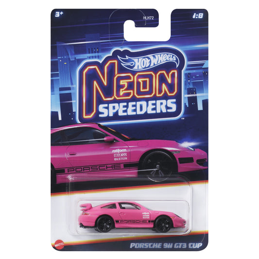 2024 HOT WHEELS Neon Speeders Porsche 911 GT3 Cup - 1/8 - HRW75