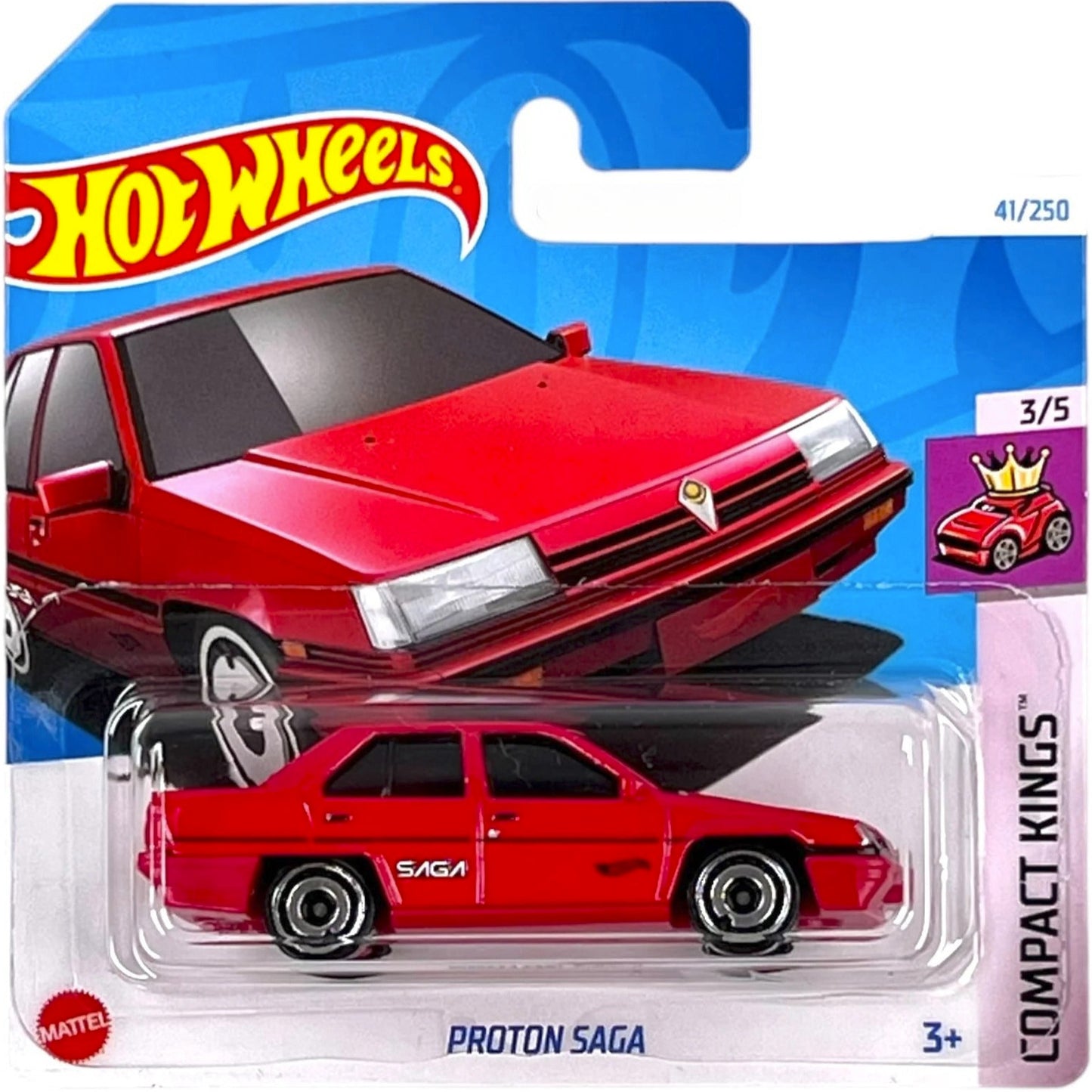 2024 Hot Wheels - Proton Saga - 41/250 - Compact Kings - 3/5 1:64 - HRY46