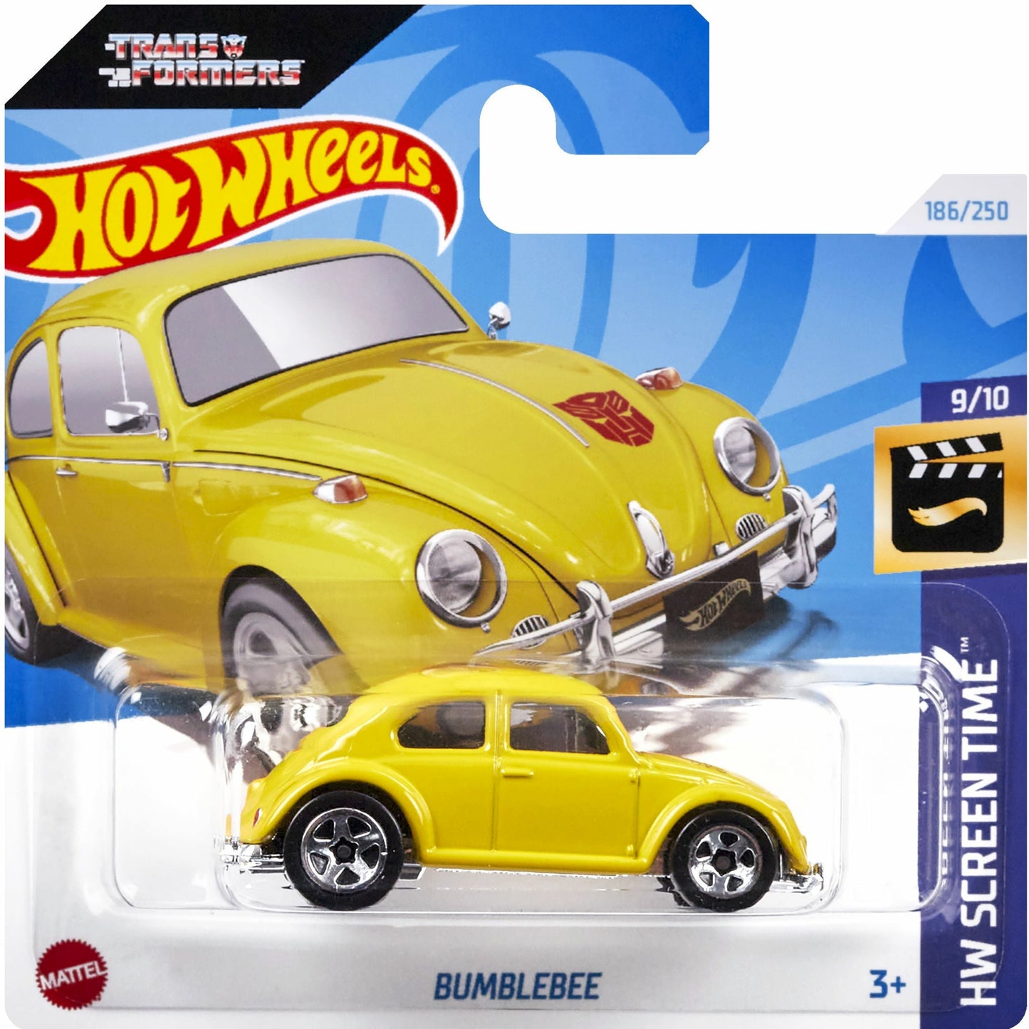 2024 HOT WHEELS - Transformers Bumblebee - 186/250 - HW Screen Time - 9/10 1:64 - HTB35