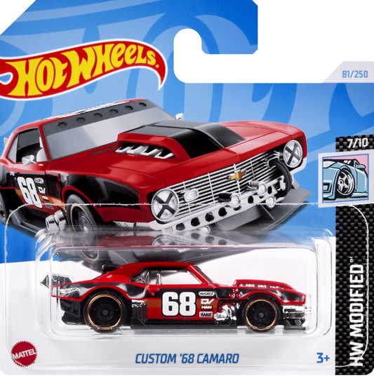 2024 Hot Wheels - Custom '68 Camaro - 81/250 - HW Modified - 7/10 1:64 - HTB69