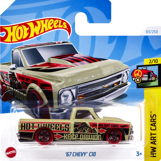 2024 Hot Wheels - '67 Chevy C10 - 83/250 - HW Art Cars - 2/5 1:64 - HTB72